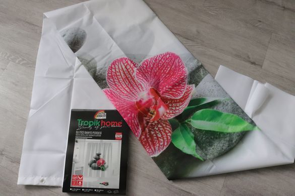 Штора для ванної SPA Tropichome 180x200 cм, Білий