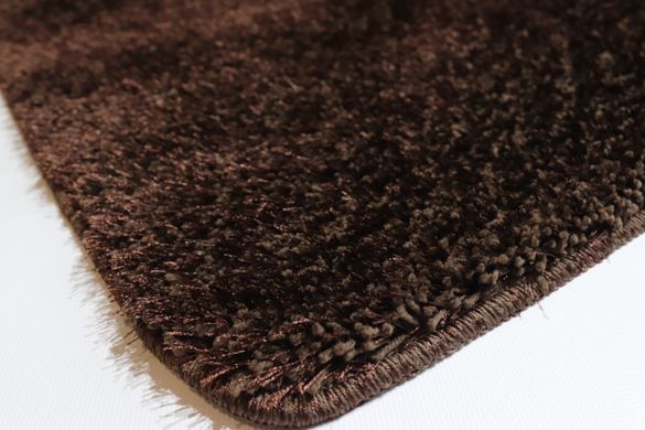 Набір килимків в ванну і туалет Pirlanta 100*60 +50*60 см з високим ворсом 01297 Brown