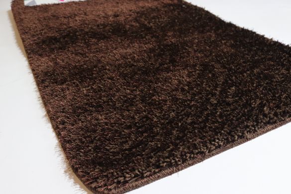 Набір килимків в ванну і туалет Pirlanta 100*60 +50*60 см з високим ворсом 01297 Brown