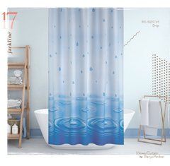 Штора для ванной Тропик Drop Blue 180*200 см, Голубой