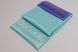 Шторка в ванную широкая 240x180 см однотонная бирюзовая 5314/turquoise