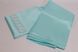 Шторка в ванную широкая 240x180 см однотонная бирюзовая 5314/turquoise