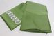 Шторка для ванної широка 240x180 см однотонна зелена 5314/green