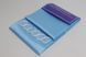 Шторка для ванної широка 240x180 см однотонна блакитна 5314/lightblue