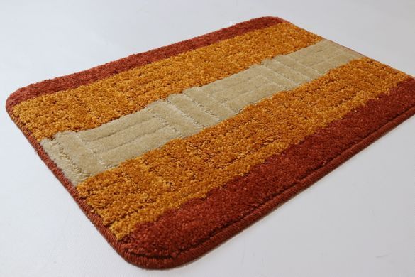 Килимок для ванної/туалету 40x60 см "Комфорт" Vonaldi 2518/orange
