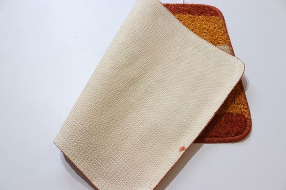 Килимок для ванної/туалету 40x60 см "Комфорт" Vonaldi 2518/orange