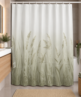 Шторка для ванной комнаты Miranda Solo olive 180*200 cм