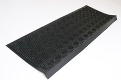 Коврик резиновый на ступень 73,5x25 см, Чорний, Прямоуголльный