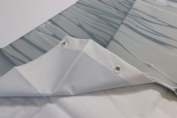 Шторка для ванной комнаты Miranda Solo blue-gray 180*200 cм