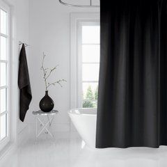Штора для ванной Тропик Black 180*200 см, Черный