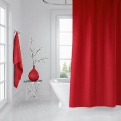 Штора для ванной Тропик Red, Красный