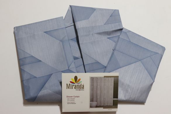 Шторка для ванной комнаты Miranda Valeriya blue 180*200 cм
