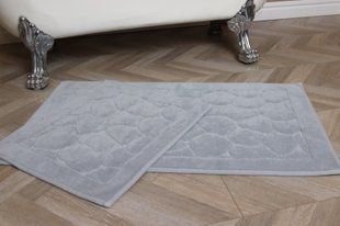 Набор ковриков хлопковых для ванной 60x100 50x60 см Tropikhome Stone Grey, Серый