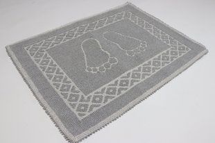 Коврик в ванную хлопковый Foot Tropichome 50*70 cм 2064/fullgrey