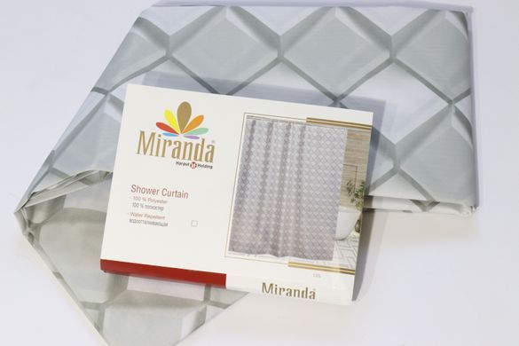 Шторка для ванной комнаты Miranda Van 180*200 cм