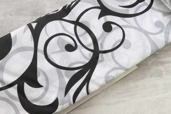 Штора для ванной Миранда Motives Grey 180*200 см