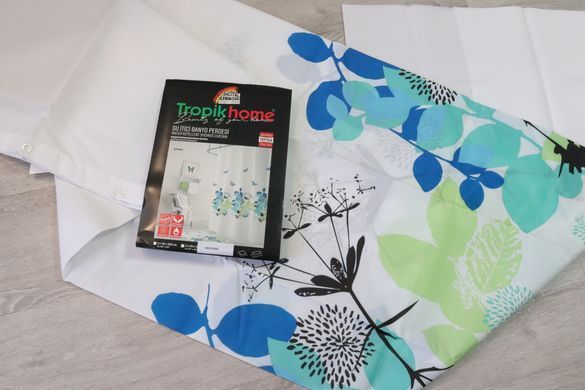 Штора для ванной Spring Tropichome 180x200 cм, Багатокольоровий