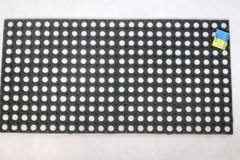 Коврик резиновый сота К38 50x100, Черный, Прямоуголльный