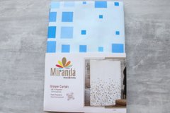 Штора для ванной тканевая Миранда Efes blue 180*200 см