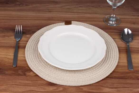 Коврик для сервировки стола Tropichome d-31 см BS-31/cream, Молочный