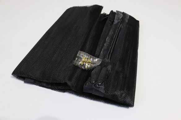 Широкая москитная шторка на магнитах 120*210 см на двери 1202/black