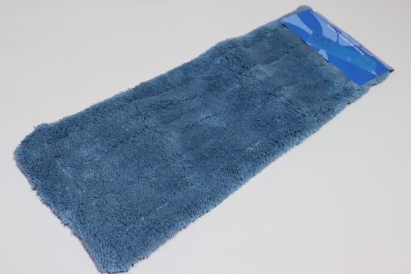 Запасна насадка з мікрофібри для швабри гладка арт. X9010/blue