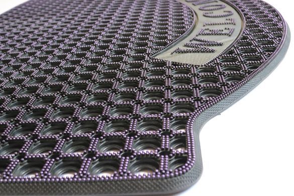 Коврик резиновый цветной соты 80x120 см violet
