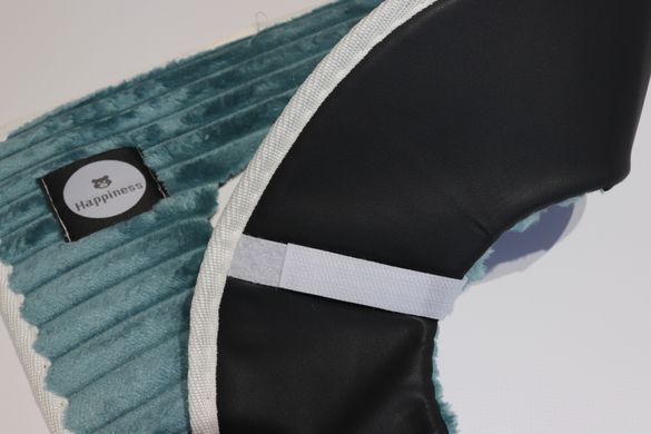 Мягкая накладка на крышку унитаза на липучках арт. 0182/ turquoise