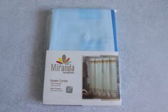 Штора для ванной тканевая Миранда Lykia 180*200 см, Голубой
