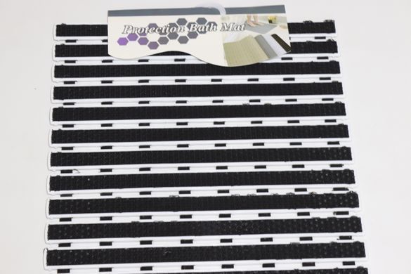 Протиковзкий килимок для душу піддону на присосках 68x40 см 1706/black