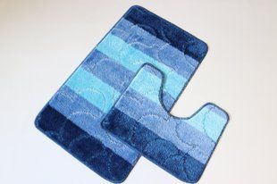 Набор ковриков в ванную и туалет Vonaldi Multicolor 100*60 см и 50*60 см 11668