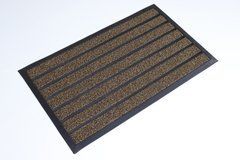 Коврик входной 60*90 см с резиновыми полосами Грасс 3803/brown