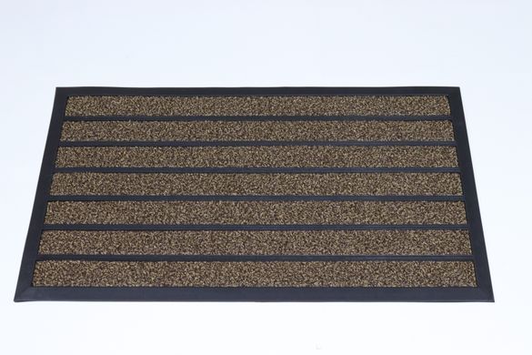 Килимок вхідний 60*90 см з гумовими смугами Грасс 3803/brown
