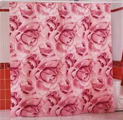 Штора для ванной тканевая Миранда Roses 180*200 см