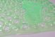 Силиконовый коврик в ванную "Лапы" 6433green