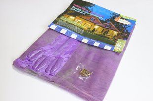 Широкая москитная шторка на магнитах 120*210 см на двери 1202/violet