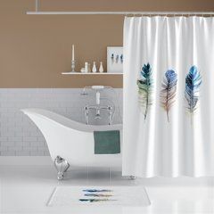 Штора для ванной Plume Tropichome 180x200 cм, Багатокольоровий