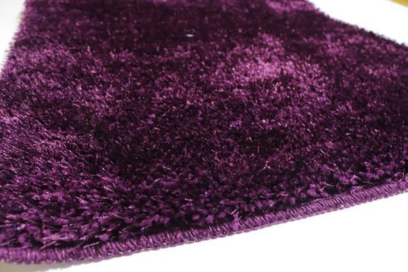 Набір килимків в ванну і туалет Pirlanta 100*60 +50*60 см з високим ворсом 01294 Purple