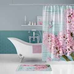 Штора для ванной Lilac Tropichome 180x200 cм, Багатокольоровий
