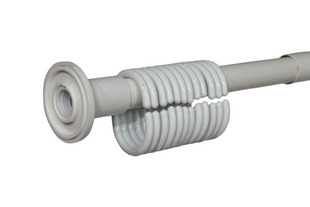 Карниз для ванной 120-200 см BanyoHome белый