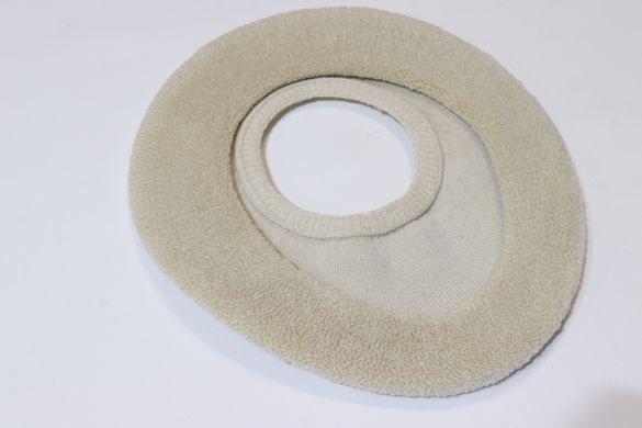 Накладка-чехол на ободок унитаза мягкая на резинке Ecoco 0852/beige