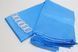 Шторка в ванную широкая 240x180 см однотонная синяя 5314/blue
