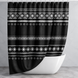 Шторка для угловой ванны Tropik Black Diamond 240&times;200 см широкая