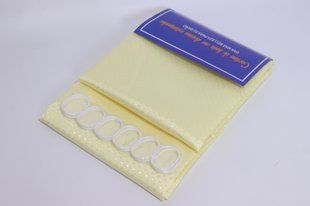 Шторка в ванную широкая 240x180 см однотонная желтая 5314/yellow