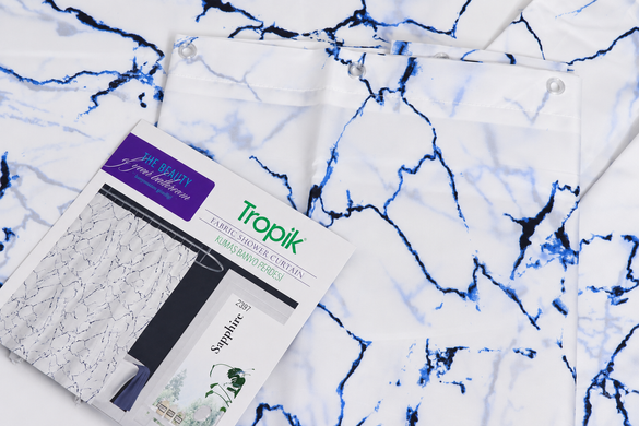 Шторка для душа Tropik Sapphire 120&times;200 см узкая